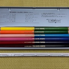 色鉛筆　6本12色の画像