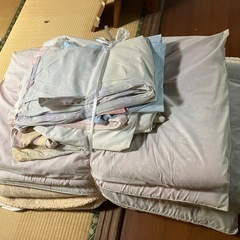 布団、毛布無料で差し上げます　連絡用