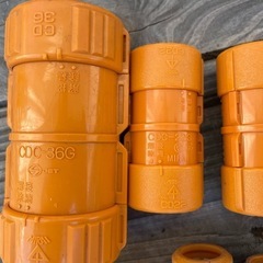 ブッシング　CD管カップリング　TLカップリング　以下は付きません→ 工具　電気工事　ドリル　電線の画像