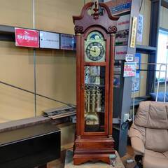 12/30商談中【愛品倶楽部柏店】RIDGEWAY (リッジウェイ) ワイヤー重錘式ホールクロック 9052 簡易動作OK 1994年製 照明付 アメリカ製