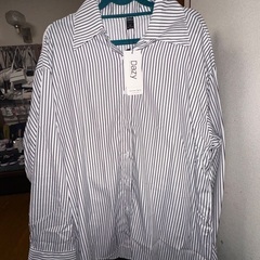 未使用新品ドロップショルダーシャツドレス