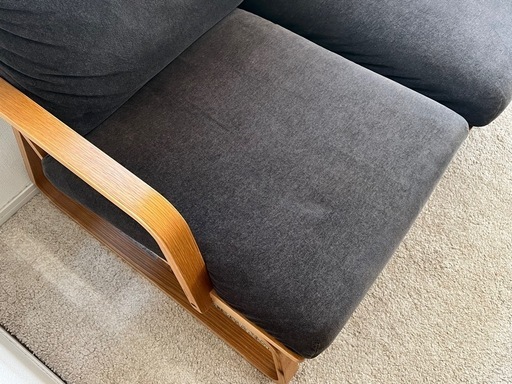無印良品 2人掛けソファ チェアベンチ リビングでもダイニングでもつかえるシリーズ チャコールグレー Amazon.co.jp: 無印良品 リビングでもダイニングでもつかえるソファ