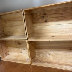 取引中　ワイン箱　蓋なし　棚　チェスト　プランター　DIY 収納の画像