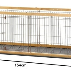 【極美品】リッチェル　木製スライドペットサークル 屋根付き Richell リッチェル木製スライドペットサークル＋屋根面