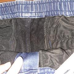 ⭐新品GU　裏起毛デニムパンツ　メンズMサイズの画像