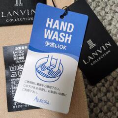 新品手洗いOK！LANVINカシミヤ入りストールマフラー ランバンの画像