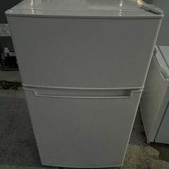 Haier ハイアール TAG Label 2ドア 冷凍冷蔵庫 85L 右開き コンパクト AT-RF85B 2020年製 ホワイト 
