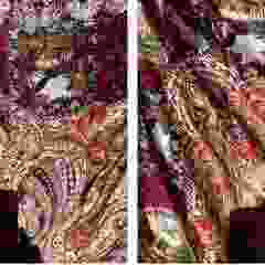 シルク大スカーフ　イタリー製　定価の９３％引き