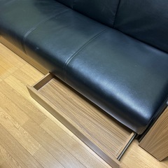 DORIS ドリス  ソファーベッド シングル 収納 引き出し スツール ソファベッド の画像