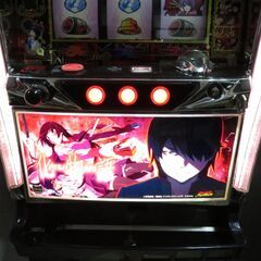 パチスロ実機 化物語 コイン不要機付き スロット機 |江別市の