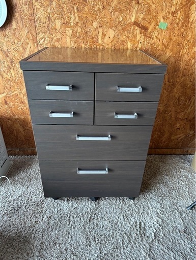 L0602   チェスト　キャビネット　キャスター付き