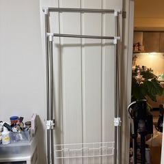 アイリスオーヤマ　コンパクト多機能物干し
