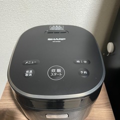 SHARP 炊飯器 KS-CF05D-B 2023年製 0.54L