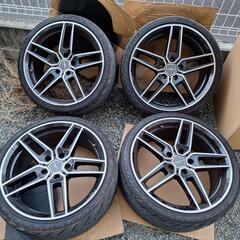 【全国配送可】AC Schnitzer AC シュニッツァー 19インチ【タイヤ付き】225/35R19 ホイール4本☆8.5J +43☆PCD120 BMW☆E87 E89 E85 E86 E90 E91☆Z4