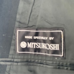 三越　タキシードスーツ三点セット礼服冠婚葬祭の画像