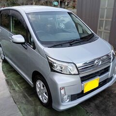 【車検R8/12】スタッドレスLA100S ムーヴカスタム　ナビ...