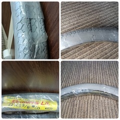 ★[八3253]  《未使用品》Shinko  車椅子用　タイヤ(チューブ付)　22X13/8  W/O の画像
