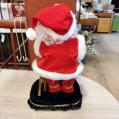 動くサンタクロースの置物 メロディー付き クリスマス飾り オブジェ 箱付き　/TJ-2206 2F北の画像