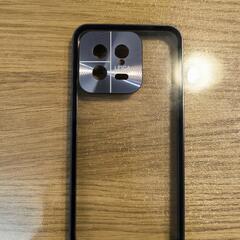 Xiaomi13 ケース カバー マグネット アルミ 背面強化ガ...