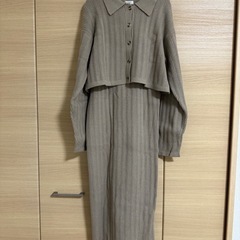 【1回着用のみ美品！】 ローリーズファーム　3WAYニットワンピース
