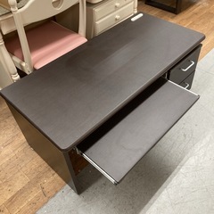 S351 ⭐ ローデスク+キャビネット2点セット ロータイプ 幅106cm USEDの画像