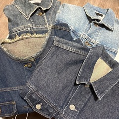 【決まりました】①レディース　Gジャン デニムジャケット 4着　XL L 11号の画像
