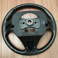 【値下げ】美品　シビックタイプR FD2 純正　ステアリング　レザー　ハンドル　の画像