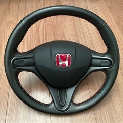 【値下げ】美品　シビックタイプR FD2 純正　ステアリング　レ...