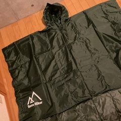 Terra Hiker レインポンチョ 防水レインコートの画像