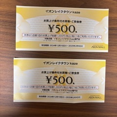 レイクタウン商品券（500円分✖️2）
