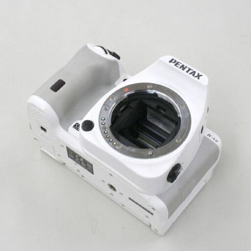 ジャンク 黒死病 PENTAX K-S2 デジタル一眼レフカメラ 標準レンズ(18-50)セット ホワイト バッテリー・充電器セット 