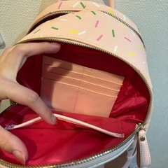 アイスクリーム風リュック ピンクの画像