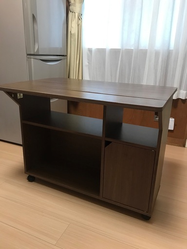 キッチンワゴン　ウォールナット