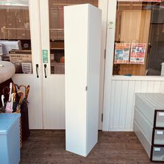 IKEA LILLÅNGEN 扉付ハイキャビネット（ホワイト）H180