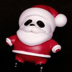  クリスマス 置物 冷蔵庫マグネット パンダの画像