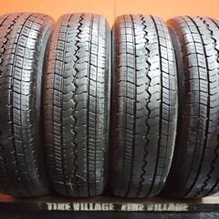 TOYO V-02e 195/80R15 107/105L LT 15インチ 夏タイヤ 4本 24年製 バリ溝 ハイエース キャラバン等　(VTP073)