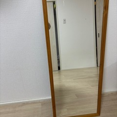 5/4まで　IKEA 木製枠　姿見
