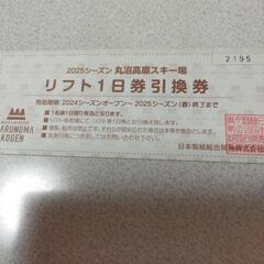 ♥♥丸沼高原スキー場　１日リフト券の画像
