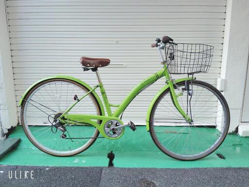 中古自転車　変速ギア付　サイドスダンド