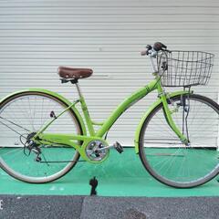 中古自転車　変速ギア付　サイドスダンド