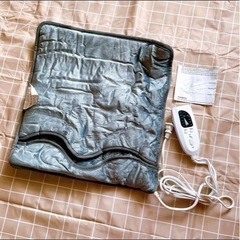 新品⭐️TOWOOZ フットウォーマー 電気敷き毛布 6段階温度調節 洗濯可ダークグレーの画像