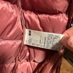 ユニクロ　ウルトラライトダウン　レディース　Lの画像