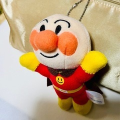 アンパンマン ぬいぐるみマスコットキーチェーン付　キーホルダーの画像