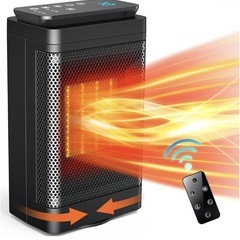 リモコン付きセラミックヒーター 【2秒速暖・ECO節電＆省スペー...