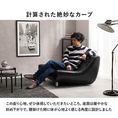 【ほぼ新品】ソファ　コンパクト　ブラウン　ステンレス脚の画像