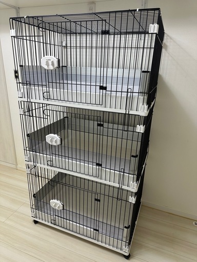 3段ケージ　犬用　
