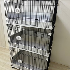 3段ケージ　犬用　の画像