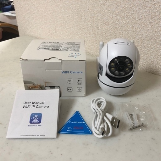 ① 1台【新品】3MP/HD 屋内/屋外スマートWi-Fi セキュリティカメラ