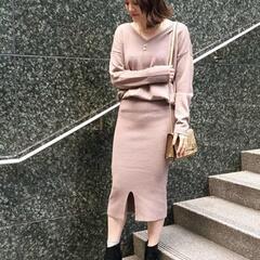 LOUNGEDRESS(ラウンジドレス) カシミア混ウールニット...