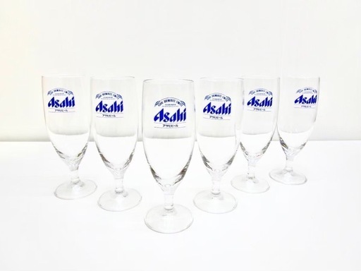★新品未使用★アサヒビール ASAHI BEER ビールグラス ビアグラス 脚付きビアグラス 6箱36脚セット❣️★専用箱付き★ 